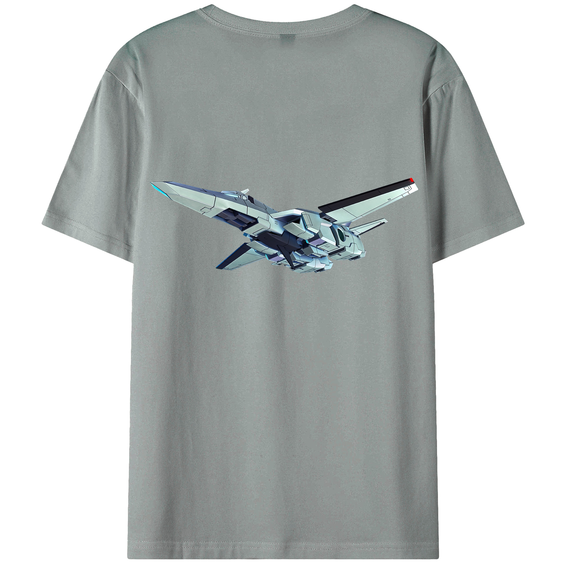 （画像用） 機動戦士ガンダム Mobile Suit Gundam 綿100％ メンズ半袖Tシャツ（バックプリント） 通気性
